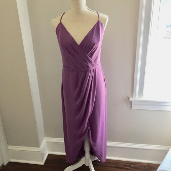 David's Bridal Lavender Special Occasion Dress Size 10 - Picture 4 of 7